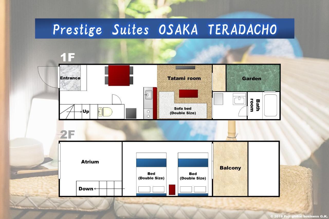 Prestige Suites Osaka Teradacho Buitenkant foto